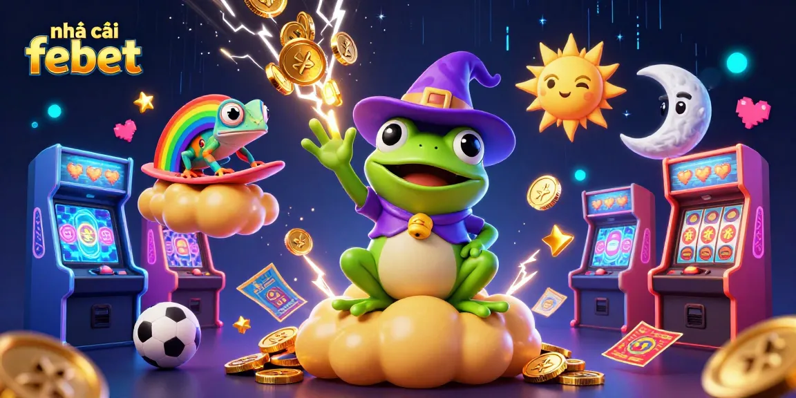 Engage with house edge insights at nhà cái febet through an exciting 3D gambling scene featuring winning characters.