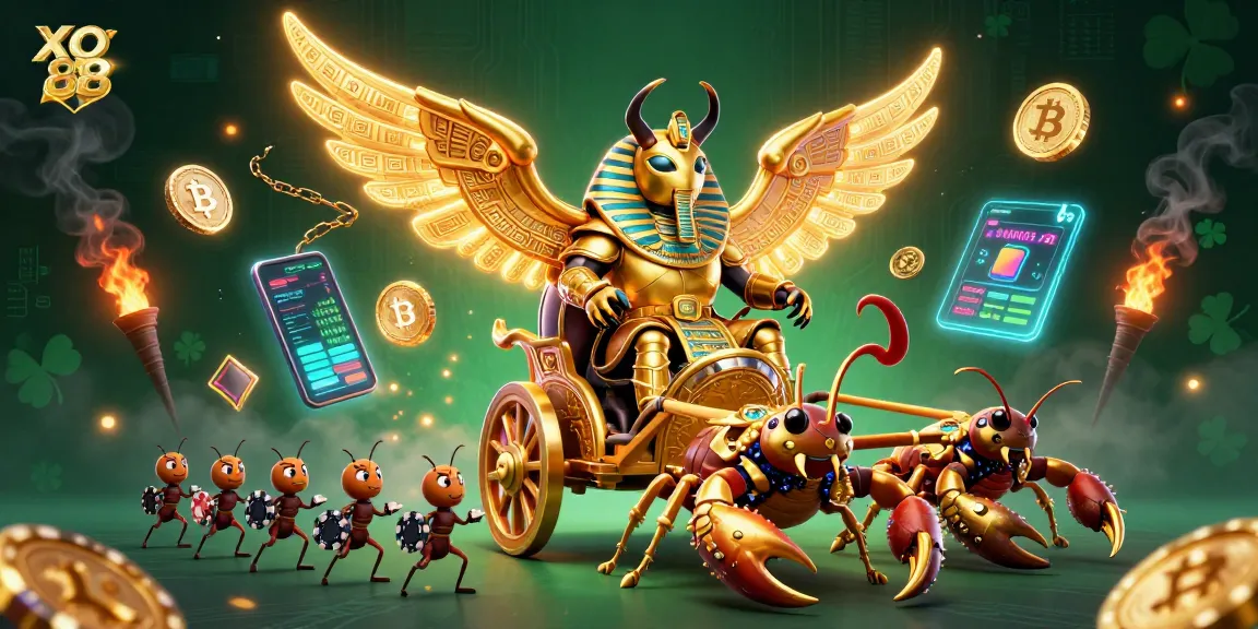 Engage in thrilling gaming experiences at XO88 with spectacular illustrated casino scenes.