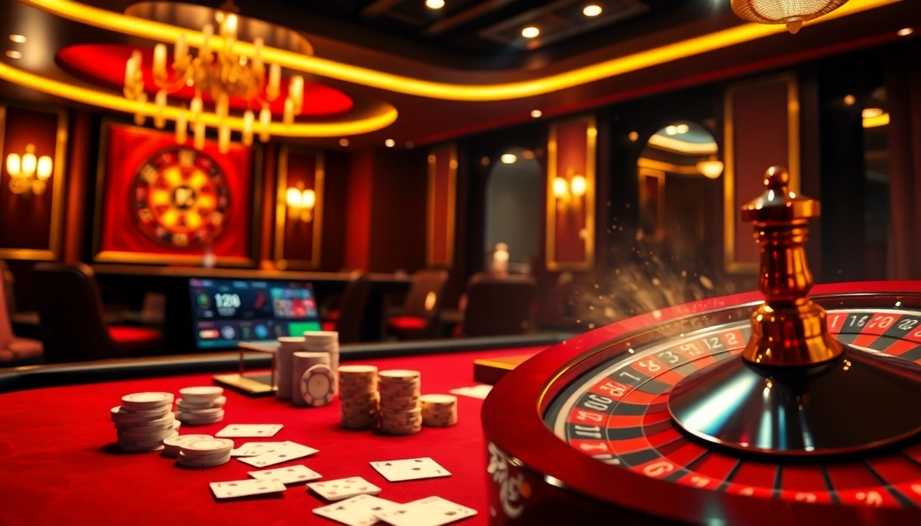 Betting excitement at bj38 with vibrant poker chips and engaging casino visuals.