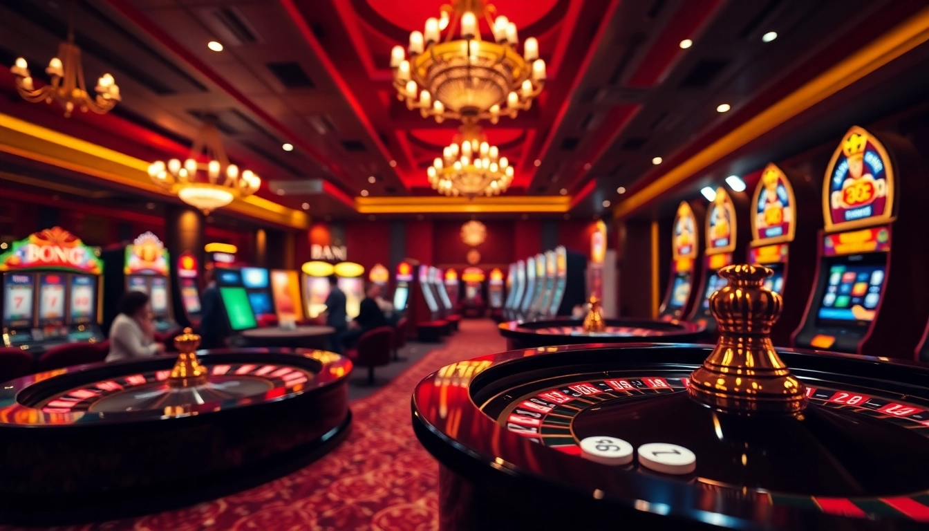 Experience thrilling online casino games at https://tr88games.com/ with poker chips and roulette wheels.
