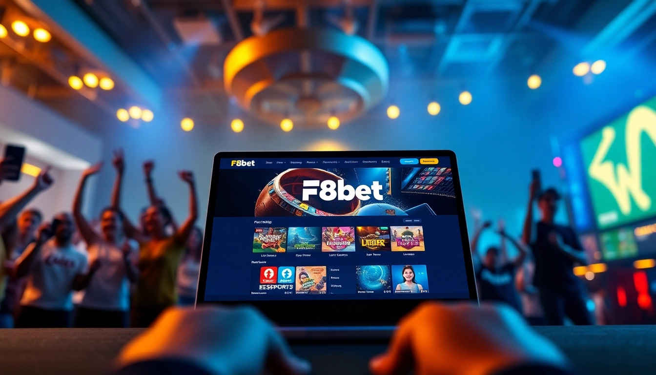 F8bet platform showcasing dynamic online betting experience with various games and user-friendly interface.